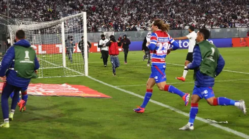 Los incidentes en el partido de Colo Colo con Fortaleza.