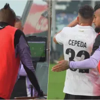 El partido aparte que vivió Vidal ante Coquimbo: fue uno más del cuerpo técnico de Almirón