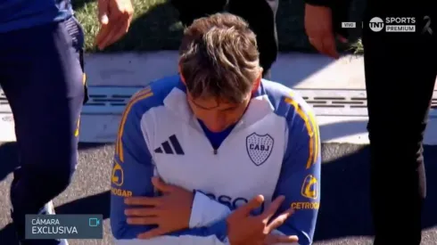 Polémico gesto del chileno.