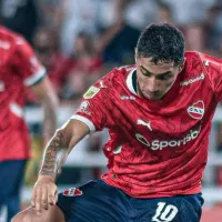 El show de Luciano Cabral en Independiente: casi marca un golazo y se fue expulsado por dura patada