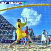 La viveza del chileno: Anotan con la mano el primer gol de la Roja en la historia del Mundial de Fútbol Playa