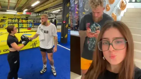 La creadora de contenido recibió una serie de críticas por entrenar con Jake Paul.