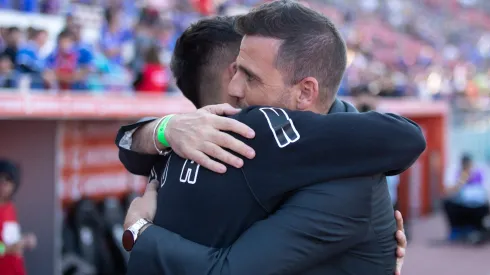 Walter Montillo fue invitado especial en el Clásico Universitario.