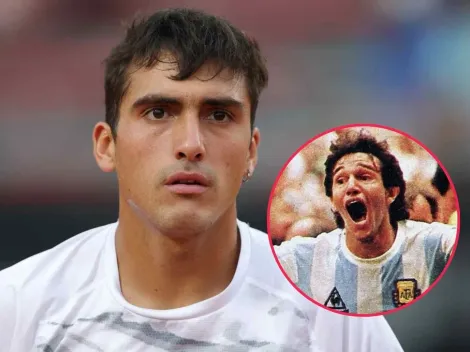 Hijo del héroe del Mundial de 1986 brilla en el Masters 1000 de Roma