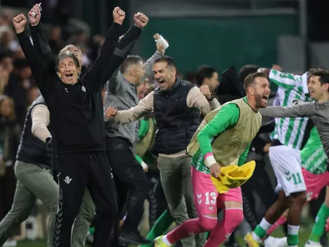 El gesto de Pellegrini tras alcanzar la final de la Conference