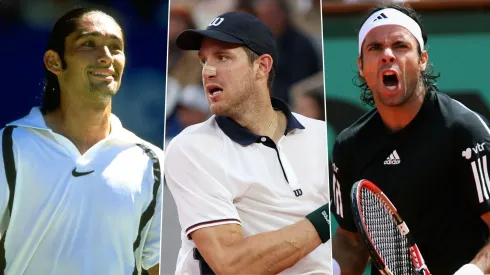 Marcelo Ríos, Nicolás Jarry y Fernando González