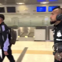 Silencio total: así fue la llegada de Colo Colo a Argentina para enfrentar a Racing