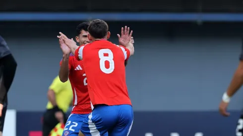 Por esas cosas de la vida y el fútbol, Joaquín Silva y Vicente Álvarez celebraron un gol del "8" asistido por el "22".