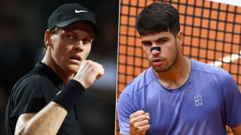 Jannik Sinner y Carlos Alcaraz