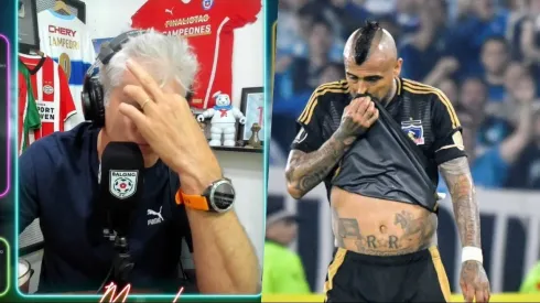 Arturo Vidal fue protagonista en la derrota frente a Racing.