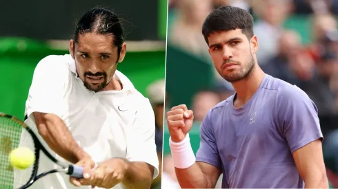 Marcelo Ríos y Carlos Alcaraz