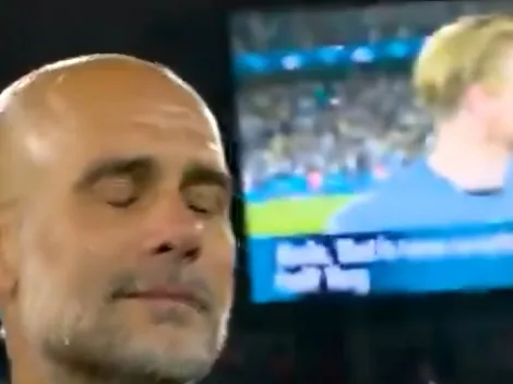 Video: Pep rompe en llanto con adiós del City a De Bruyne
