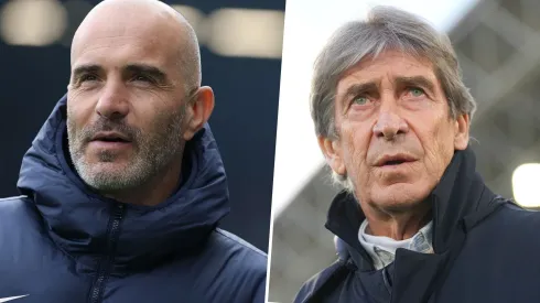 Enzo Maresca y Manuel Pellegrini.