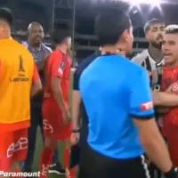 Leandro Fernández termina enardecido tras la derrota que eliminó a la U de Chile en la Libertadores