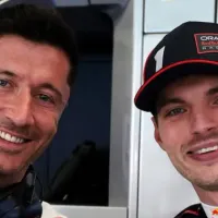 Lewandowsi y un campeón de Europa: los cracks que visitaron a Max Verstappen en la qualy del Gran Premio de Cataluña