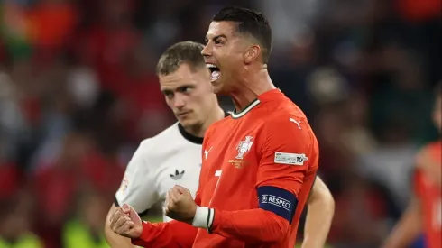 Cristiano Ronaldo anotó el gol de la clasificación a la final de Portugal ante Alemania.