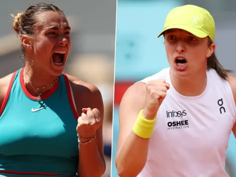 Sabalenka vs. Swiatek: Hora y dónde ver la semifinal de Roland Garros