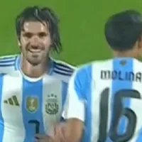 No se vio en TV: el polémico gesto de Rodrigo De Paul a Arturo Vidal en derrota de Chile