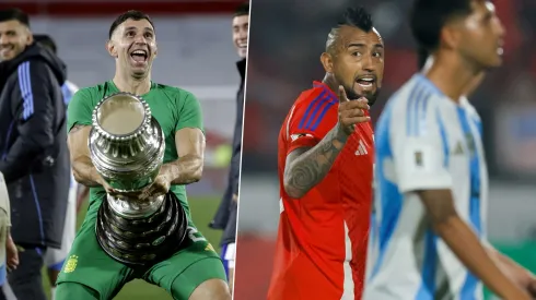 Olé usó al Dibu Martínez para burlarse de la Selección Chilena, con especial foco en Arturo Vidal.