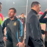 ¿Qué se dijeron? Así fue el reencuentro entre Claudio Bravo y Lionel Messi