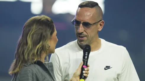 Franck Ribéry eso con todo contra Cristiano Ronaldo.