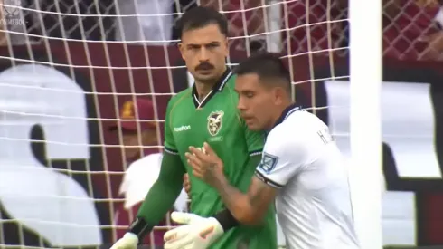 Guillermo Viscarra quedó así tras la jugada que significó el 1-0 de Venezuela en Maturín.