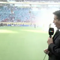 Momento épico televisivo: periodistas argentinos son mojados mientras estaban al aire en el Mundial de Clubes