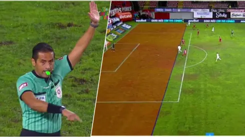 El VAR una vez más hizo el ridículo en un partido de la Liga de Primera.