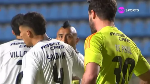 Arturo Vidal y Fernando de Paul tuvieron una dura bronca en Iquique.