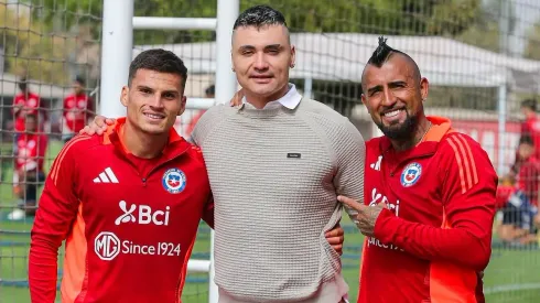 Cristóbal Campos y Arturo Vidal fueron compañeros en la selección chilena.
