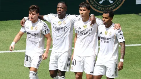 Gonzalo García marcó el tanto de Real Madrid en el empate de la fecha 1 ante Al-Hilal.