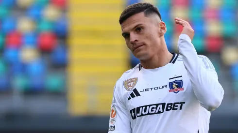 Lucas Cepeda en la caída ante Audax Italiano.
