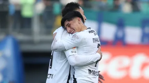 Francisco Marchant celebró con calma su primer gol en el profesionalismo junto a Colo Colo.