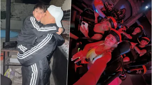 Los jugadores de U de Chile disfrutan sus vacaciones en el extranjero.