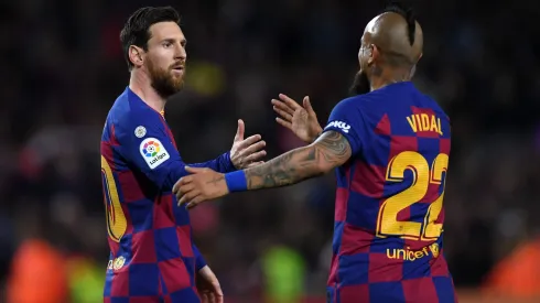Lionel Messi y Arturo Vidal compartieron equipo en Barcelona.