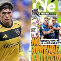 La cruel portada de Olé tras el papelón de Boca en el Mundial de Clubes: “Se lo empató un maestro”
