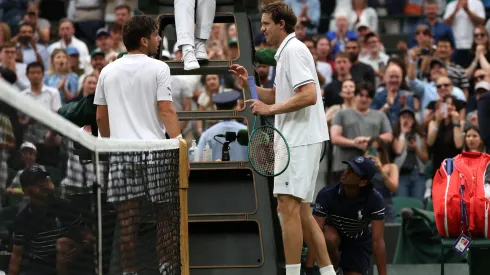 Nicolás Jarry y Cameron Norrie discutieron tras el partido.