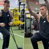 Eduardo Vargas entrena con el preparador físico de Arturo Vidal a la espera de U de Chile