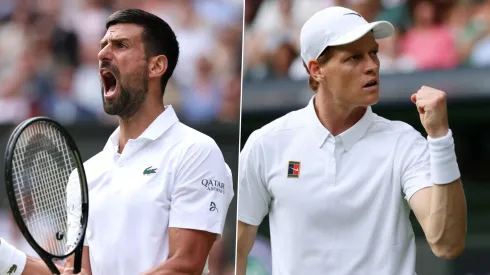 Novak Djokovic y Jannik Sinner