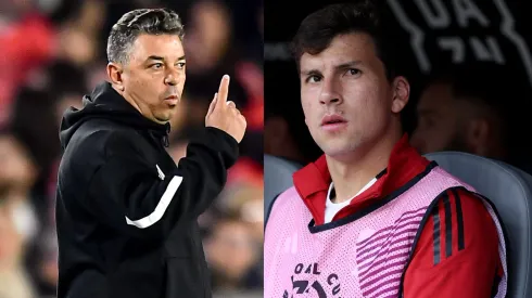 Marcelo Gallardo le puso un respaldo a Gonzalo Tapia. No tan fuerte, eso sí.