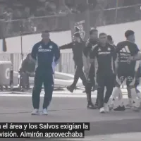 Revelan el momento en que Jorge Almirón encara a Gustavo Álvarez en el Superclásico