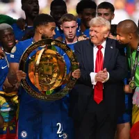 Donald Trump elige al mejor futbolista de la historia tras colarse en la celebración del Chelsea