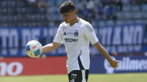 Claudio Aquino es duda en Colo Colo para el inicio de la segunda rueda.