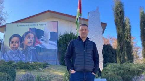 Ehab Abu Jazar, entrenador de Palestina, está en Chile viendo jugadores seleccionables