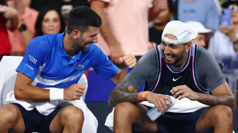 Nick Kyrgios habló del retiro de Djokovic.