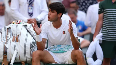 Carlos Alcaraz en Wimbledon 2025