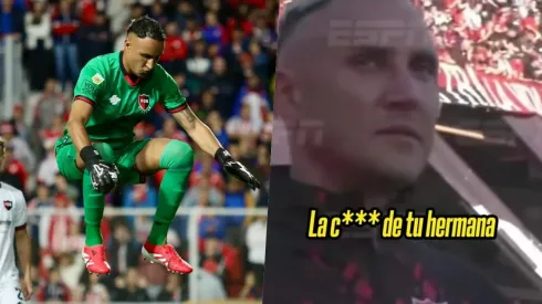 Navas sufrió una incómoda situación en Newell's.