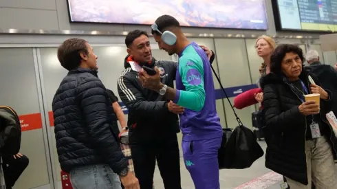 El Real Valladolid llegó a Chile para sus amistosos con Colo Colo.