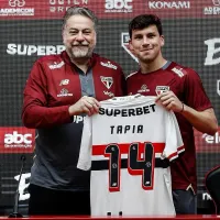 “Hernán Crespo ve algo muy positivo en mí”: Gonzalo Tapia fue presentado en Sao Paulo