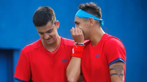 Tomás Barrios y Alejandro Tabilo en la Copa Davis 2024